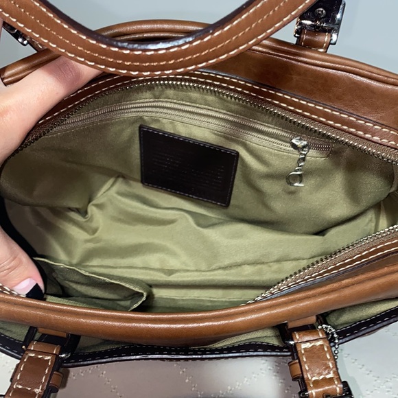 COACH Vintage Brown Leather Bag - Picture 5 of 12
